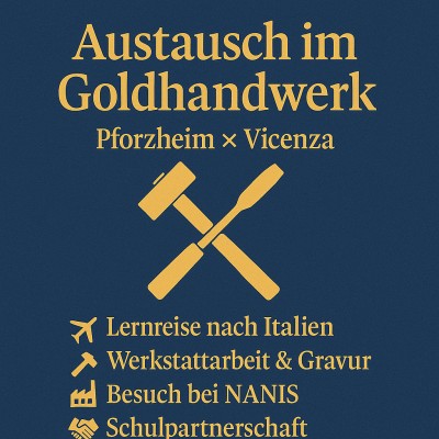 Pforzheimer Nachwuchstalente lernen Goldhandwerk in Vicenza
